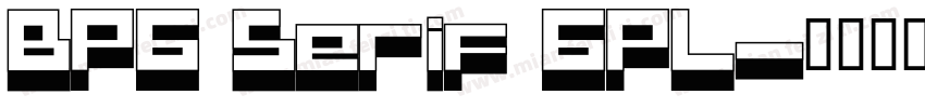 BPG Serif GPL字体转换